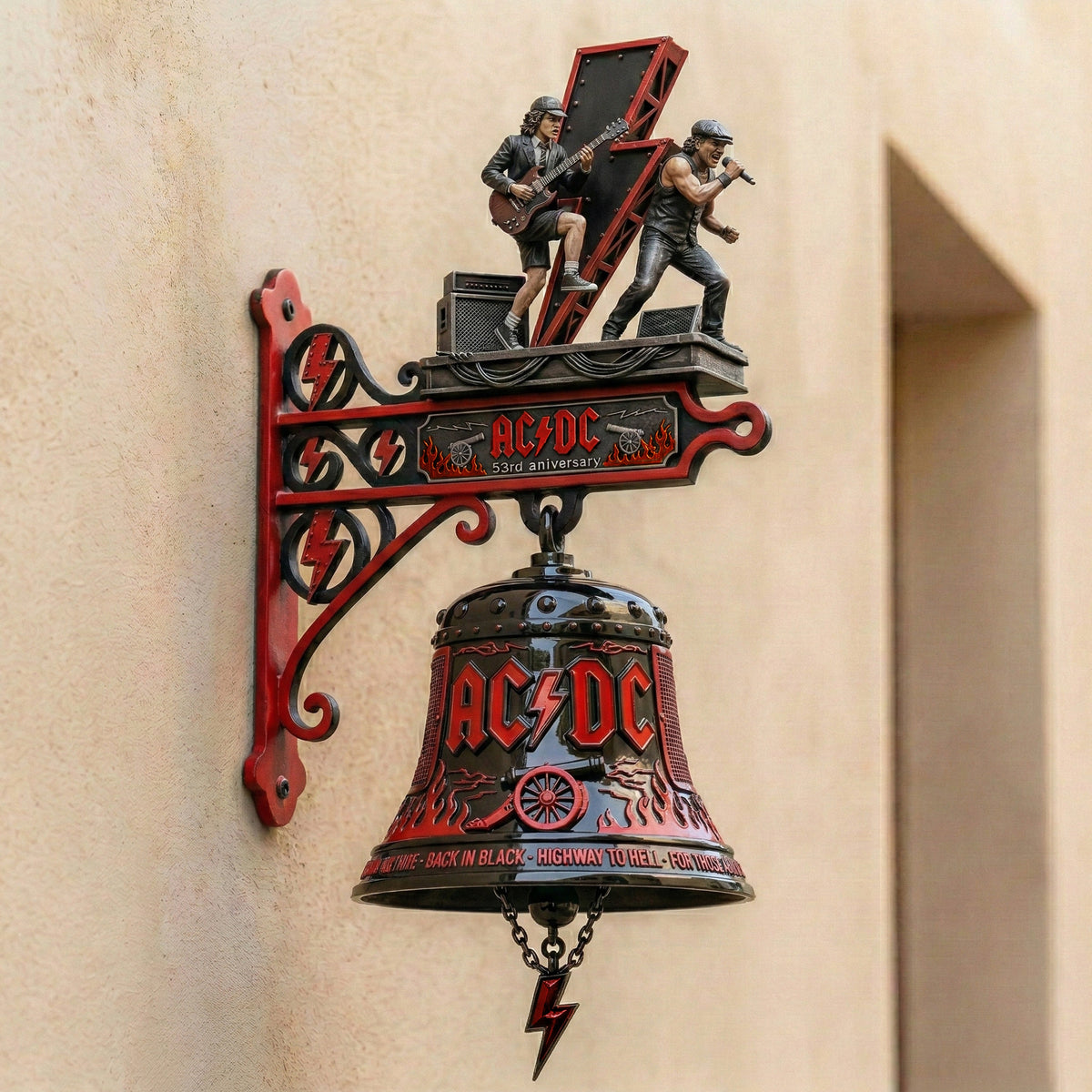 EchoRelic – Campana de Pared de Colección de Edición Limitada AC/DC
