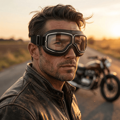 RetroRide – Gafas OTG para motocicleta estilo vintage