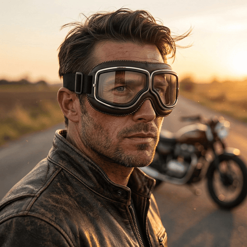 RetroRide – Gafas OTG para motocicleta estilo vintage