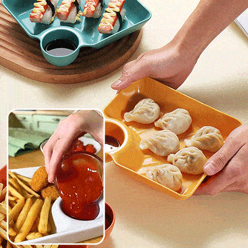 DipMate – Plato Inteligente con Separador para Salsas