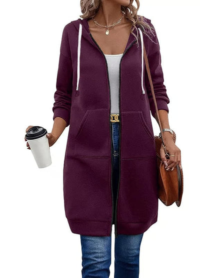 AuraWear – Bequemer Damen-Freizeit-Hoodie aus Polyester
