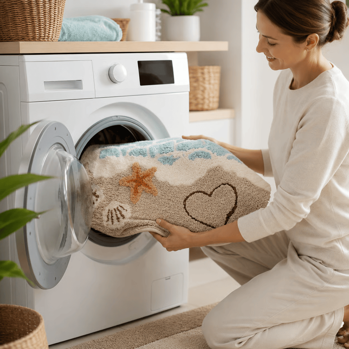 AquaCloud – Sofort trocknende Luxus-Badematte