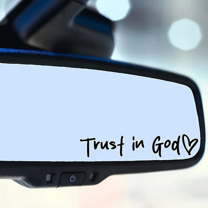 DivineRide – Calcomanía de espejo retrovisor God Car