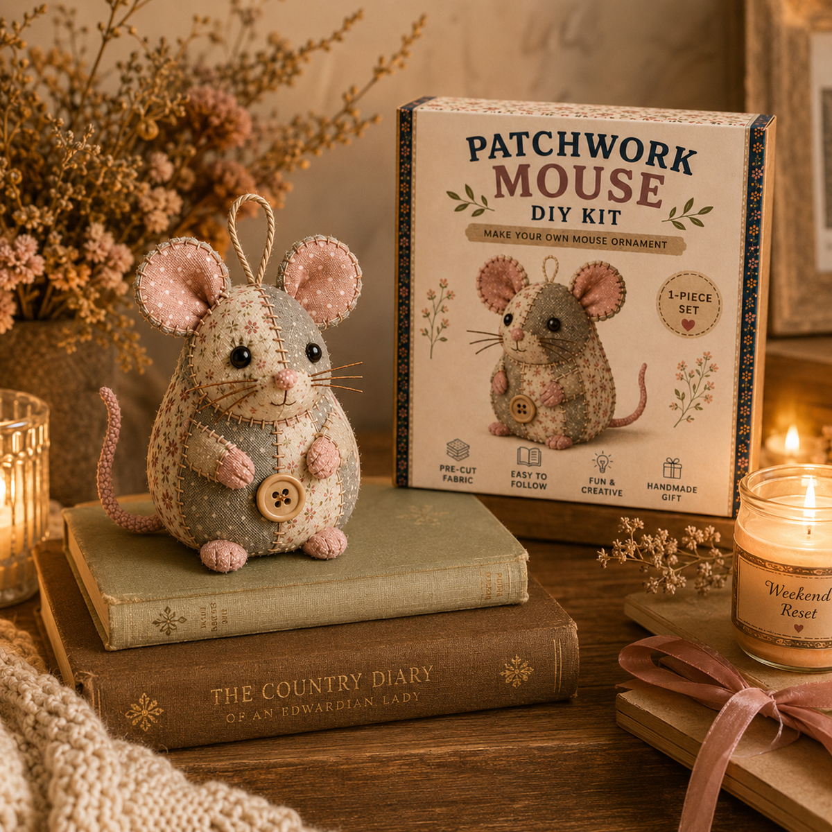 StitchMouse – DIY-Patchwork-Bastelset