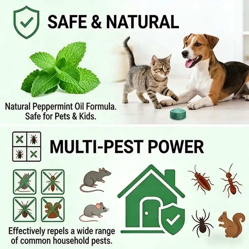PestGuard – Bolsas de defensa contra roedores con menta piperita