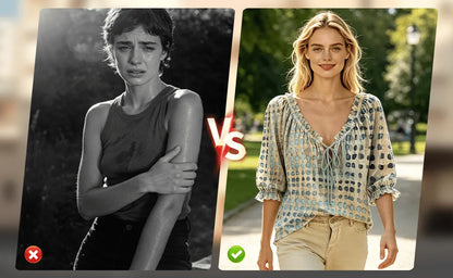 ModaDots – Blusa informal con cordones