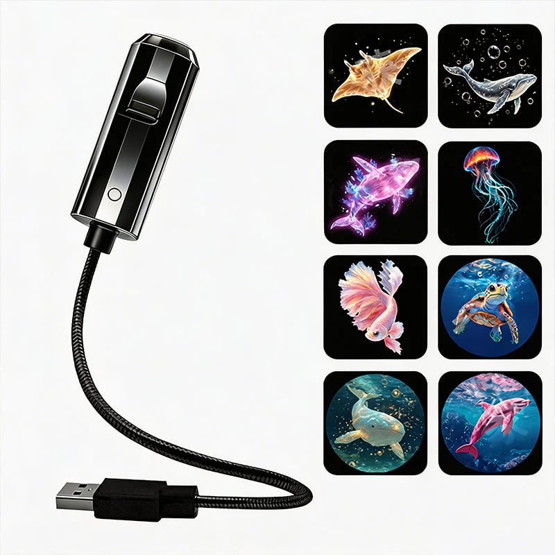 OrbitGlow – Lámpara estelar de cuello de cisne flexible