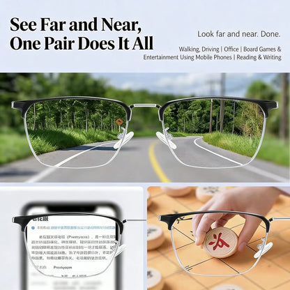 TitanView – Gafas presbícicas con luz azul adaptativa