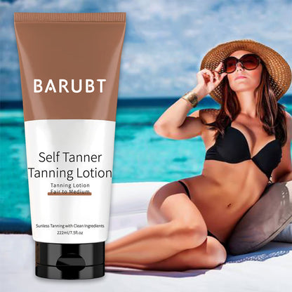 BronzeAura – Loción Autobronceadora con Acabado Natural