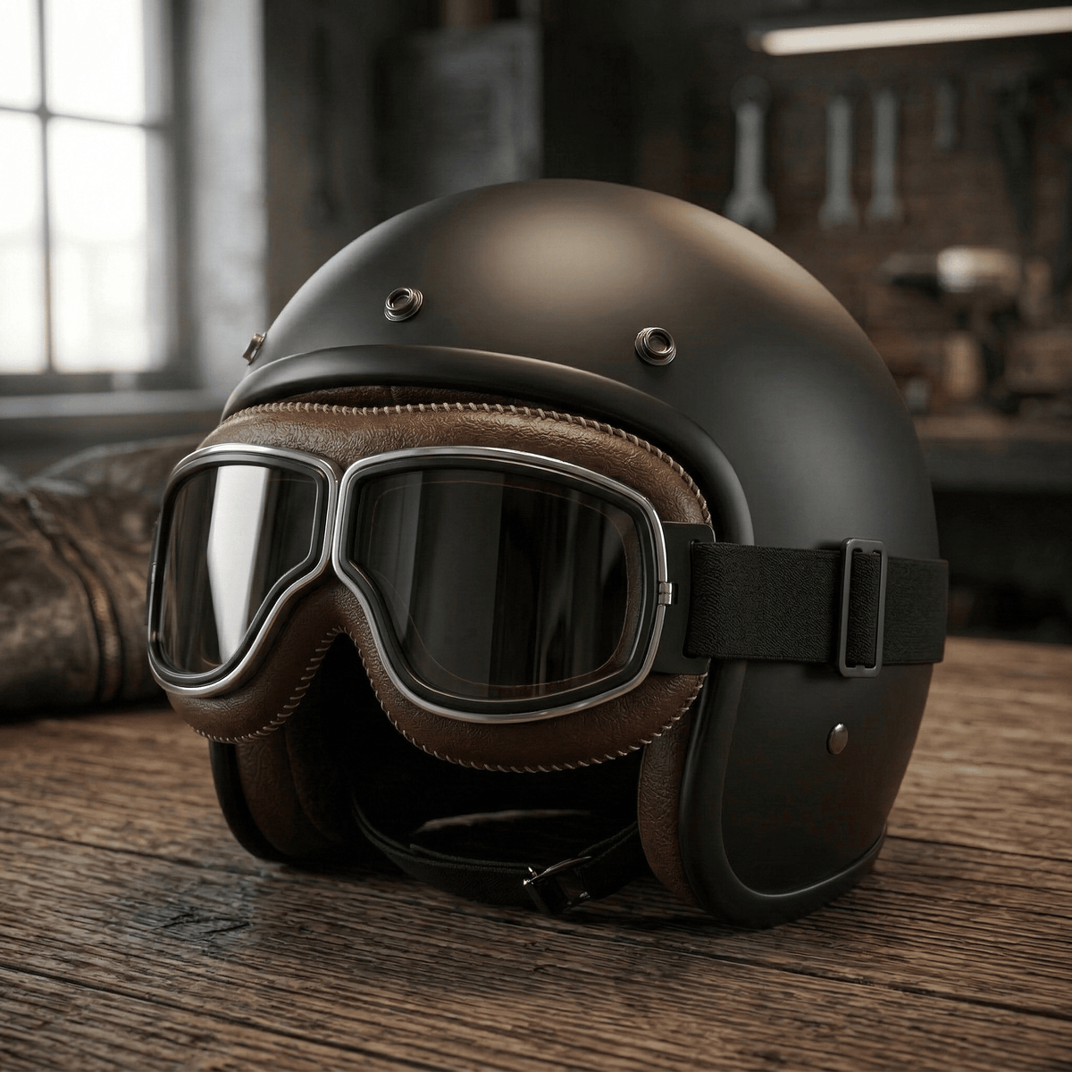 RetroRide – Gafas OTG para motocicleta estilo vintage
