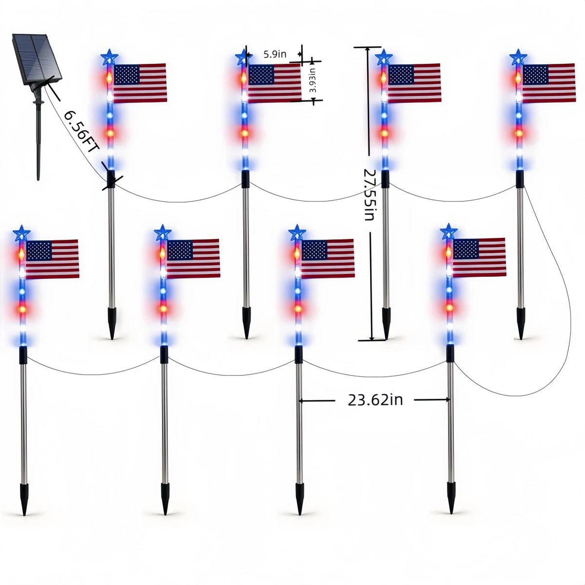 StarLight USA – Decoración solar para jardín