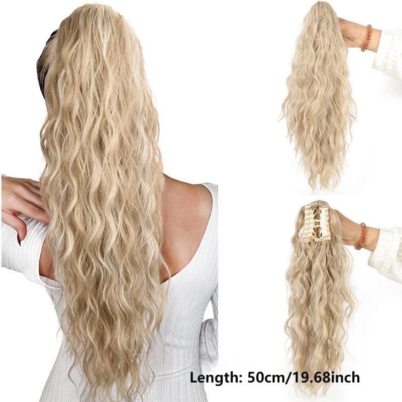 SilkiPony – Extensión de Cola de Caballo de Cabello Natural