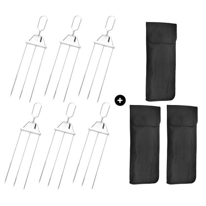 Brocheta TriCook – Herramienta profesional para barbacoa