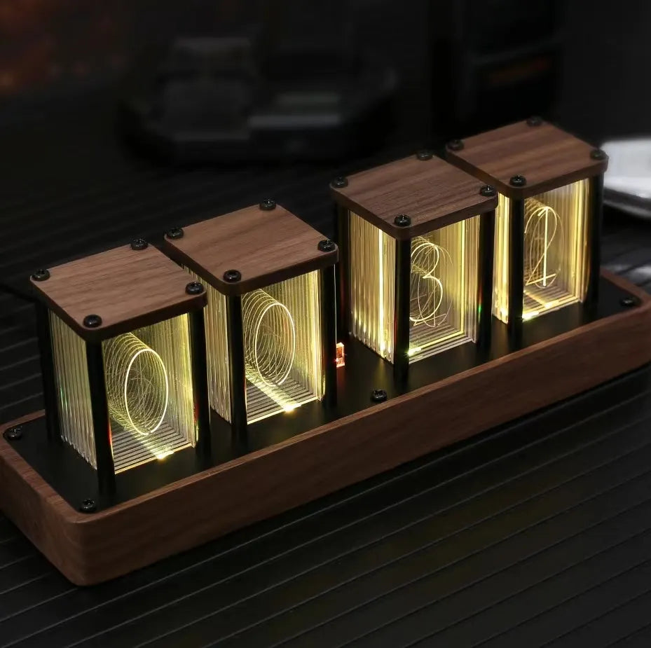 Nixora Light – Reloj con pantalla de hora RGB