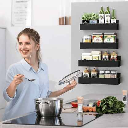 MagnaRack – Organizador de almacenamiento de cocina sin taladro