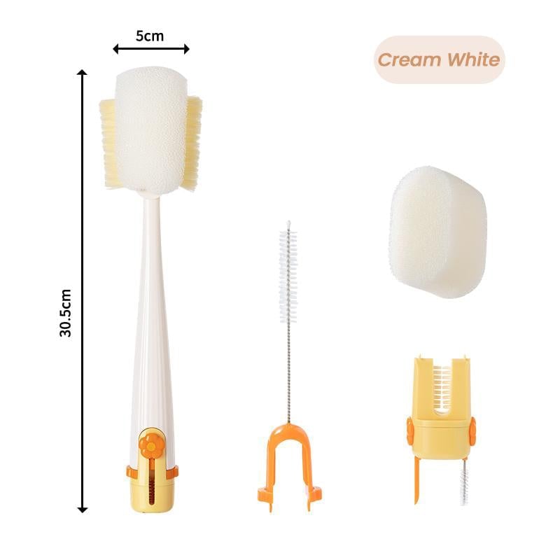 BrushPro | Cepillo de limpieza de botellas 5 en 1 versátil