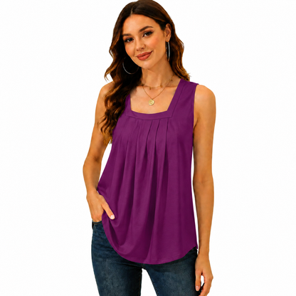 LunaFit – Camiseta sin mangas ligera de verano