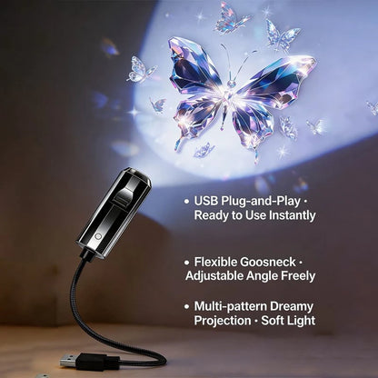 OrbitGlow – Lámpara estelar de cuello de cisne flexible