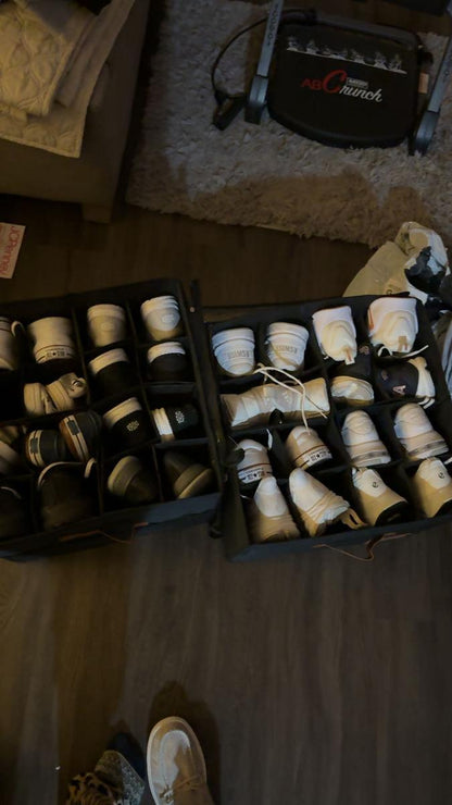 ShoeNest – Cajas Organizadoras Plegables de Tela para Zapatos