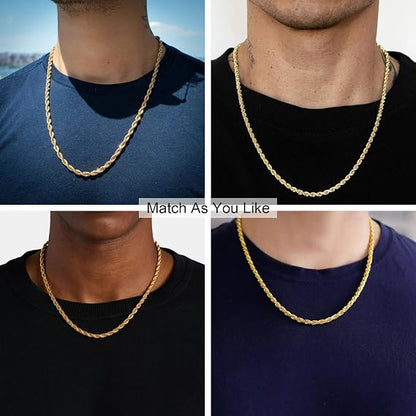 RadiantLoop – Elegante collar llamativo de cuerda trenzada