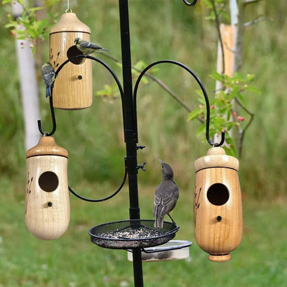 NatureSip – Comedero de colibríes de madera para amantes de la jardinería