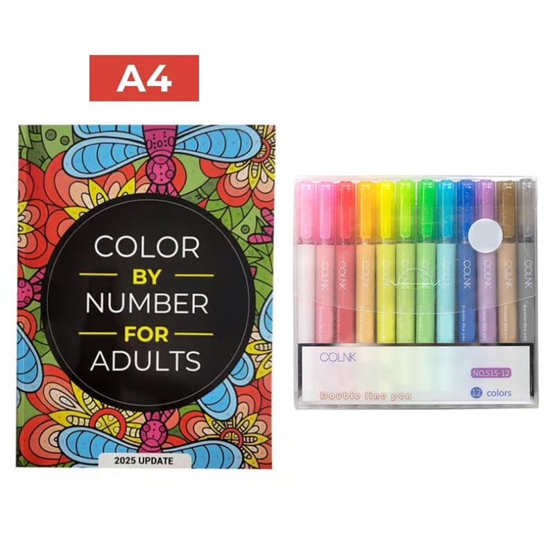 QuietCanvas – Libro para colorear terapéutico para adultos