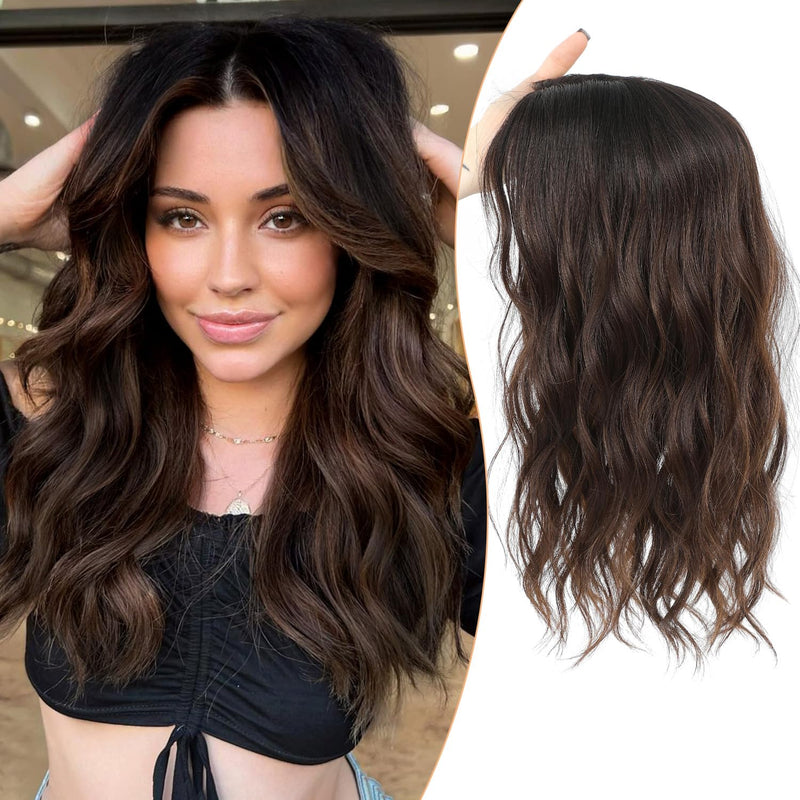 VolumeGrace – Nahtlose wellige Haar-Topper-Extension