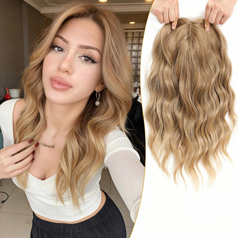 VolumeGrace – Nahtlose wellige Haar-Topper-Extension