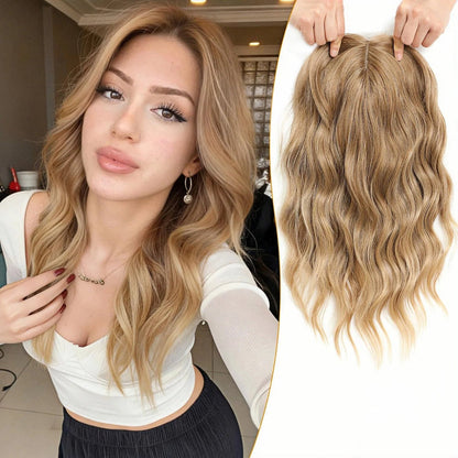 VolumeGrace – Nahtlose wellige Haar-Topper-Extension