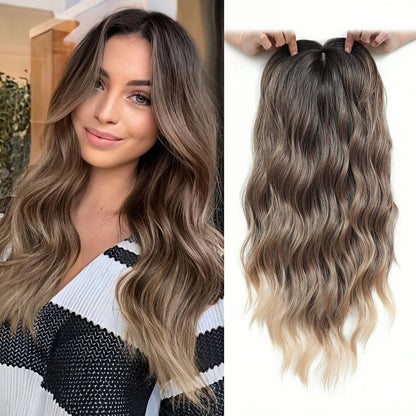 VolumeGrace – Nahtlose wellige Haar-Topper-Extension