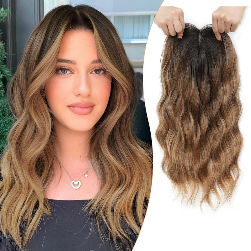 VolumeGrace – Nahtlose wellige Haar-Topper-Extension