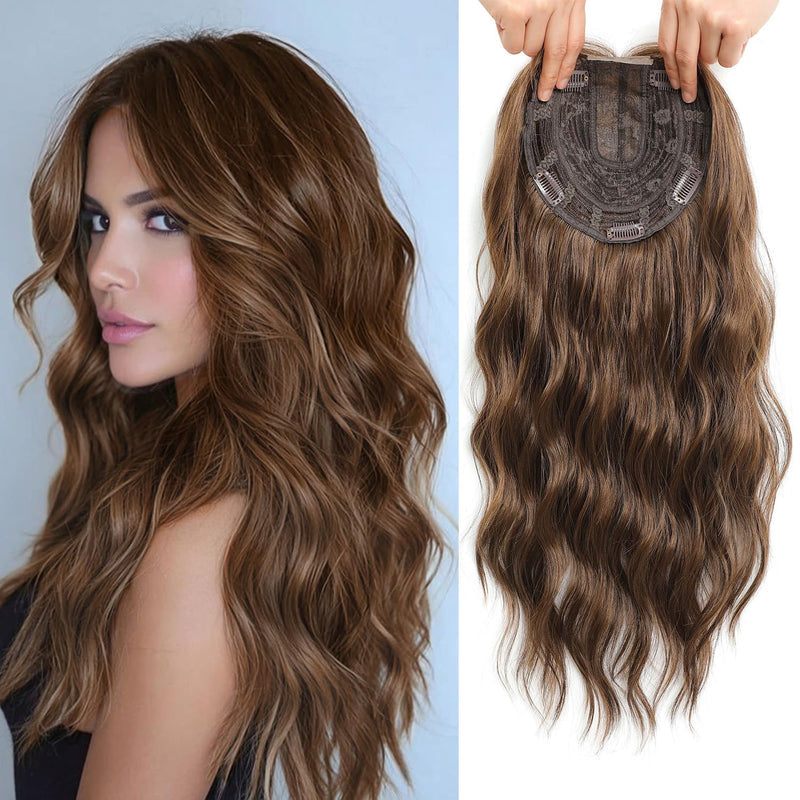 VolumeGrace – Nahtlose wellige Haar-Topper-Extension
