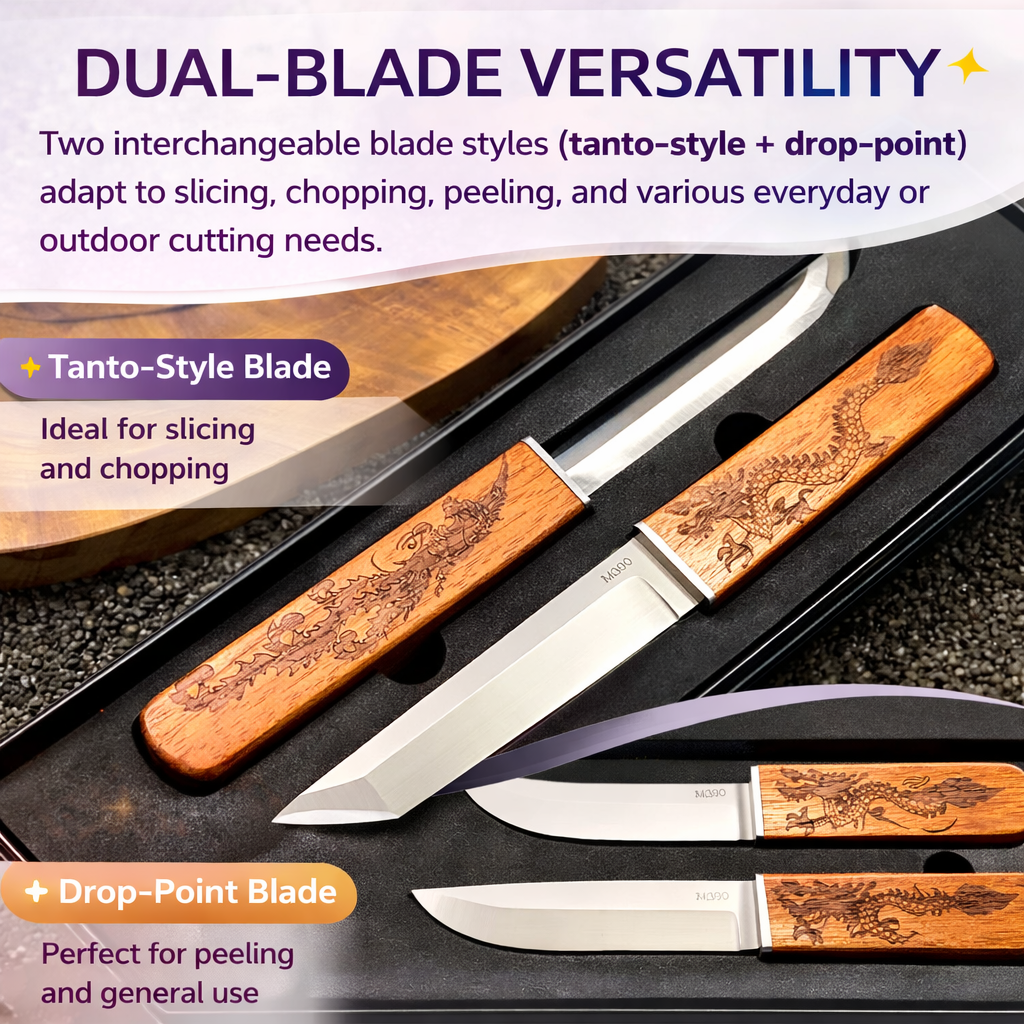 TitanBlade – Cuchillo profesional de doble hoja para exteriores