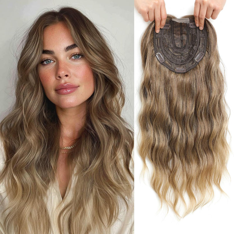 VolumeGrace – Nahtlose wellige Haar-Topper-Extension