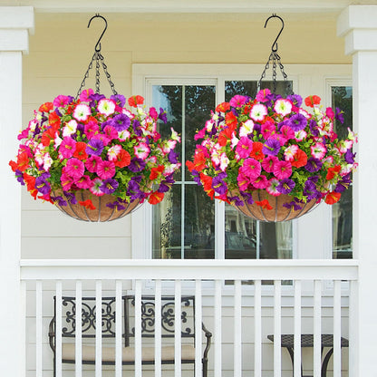 EverBloom – Flores de Petunia Artificiales Resistentes a los Rayos UV