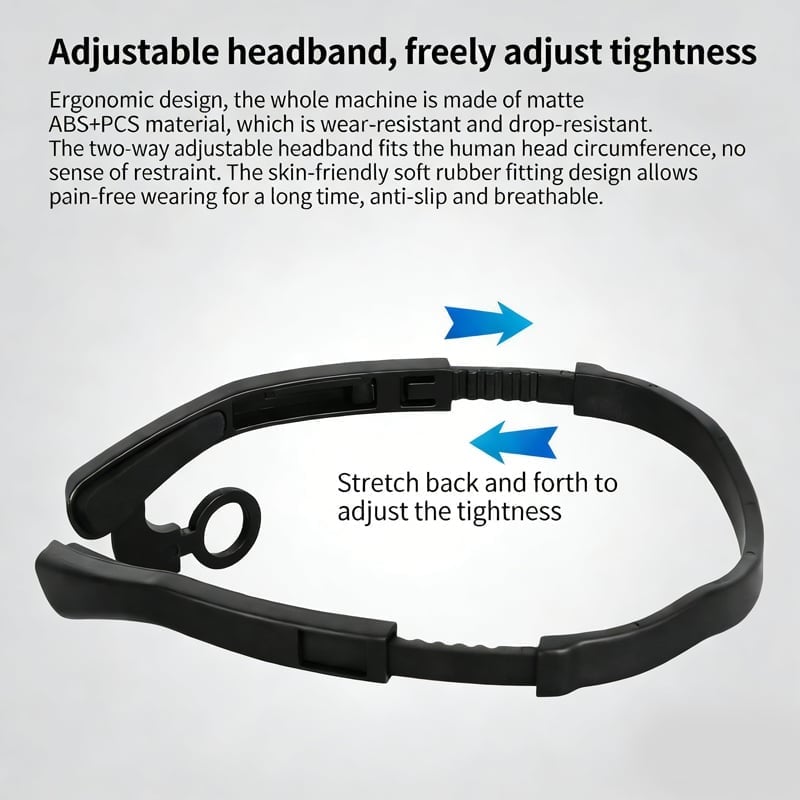 LumiFlex – Linterna frontal inteligente con control gestual