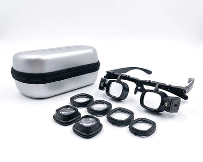 VisionPro – Kit de gafas con lupa LED manos libres