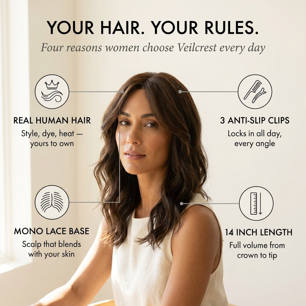 SilkyBlend – Set de extensiones de cabello de clip sin costuras