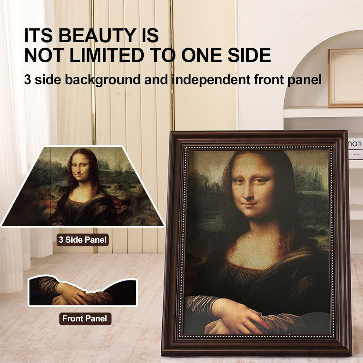 PurrfectArt – Cama Rascador para Gatos de Mona Lisa