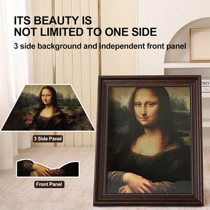 PurrfectArt – Cama Rascador para Gatos de Mona Lisa
