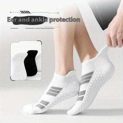 StrideGuard - Calcetines deportivos invisibles con soporte para el arco y el talón