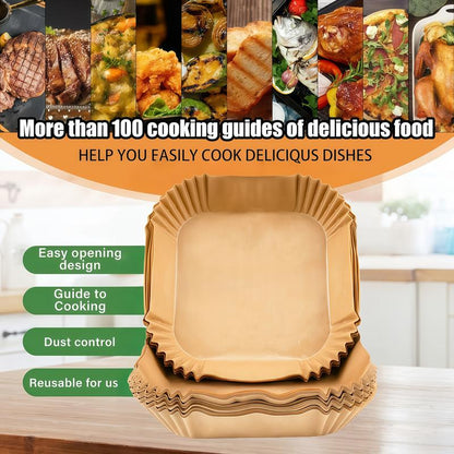 GoldenCook Liners – Accesorios Esenciales para Freidoras de Aire