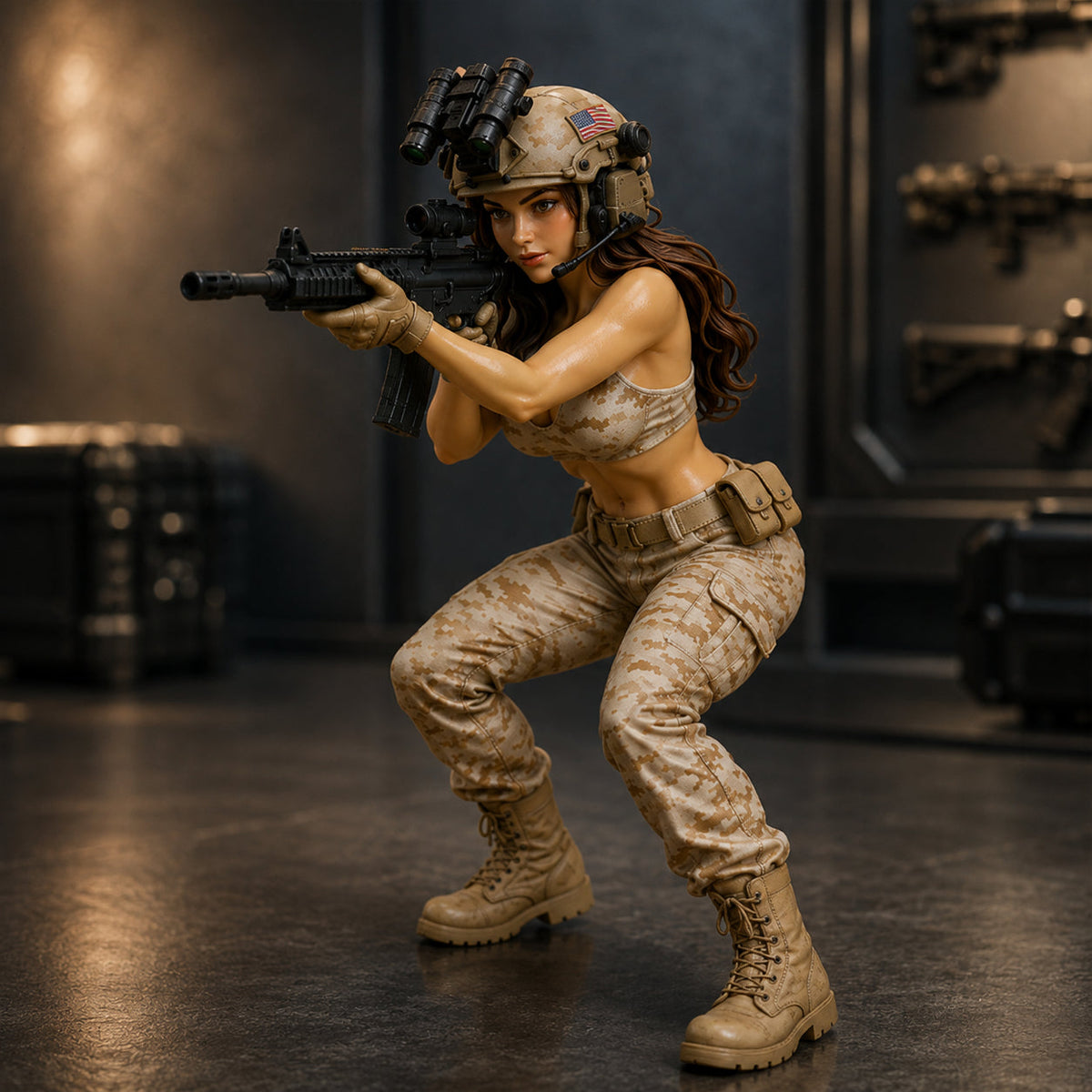 GhostTactics - Mini Figura Táctica de Élite