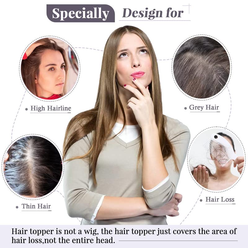 VolumeGrace – Nahtlose wellige Haar-Topper-Extension