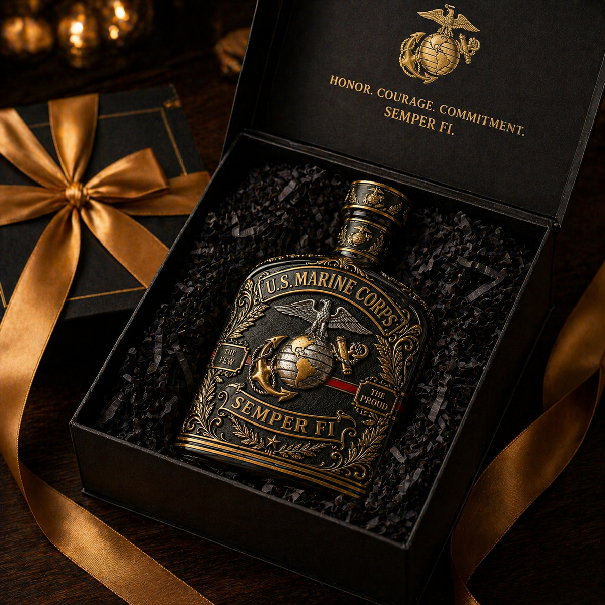 BattleGlory – Botella de colección del Cuerpo de Marines de los EE. UU.