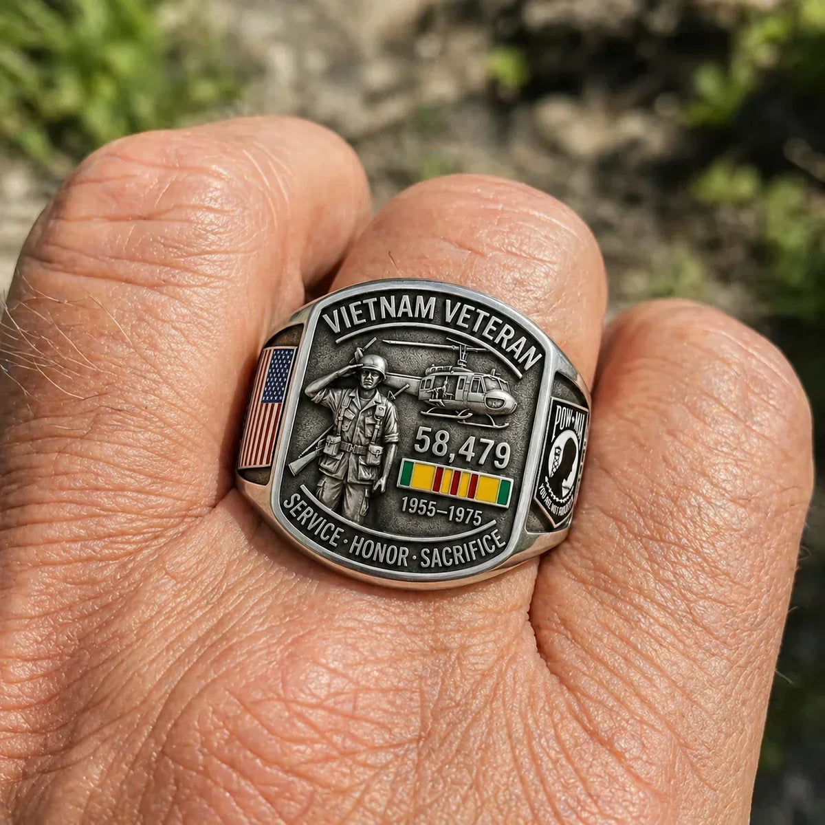 HonorRing - Anillo conmemorativo en homenaje a los veteranos de Vietnam