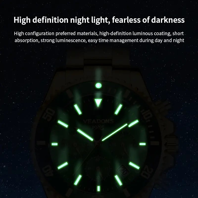 ChronoLuxe – Luxuriöse Herren-Dresswatch