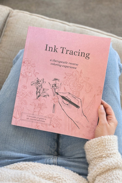 CalmLines – Libro de coloreado inverso terapéutico con páginas gruesas y fáciles de arrancar