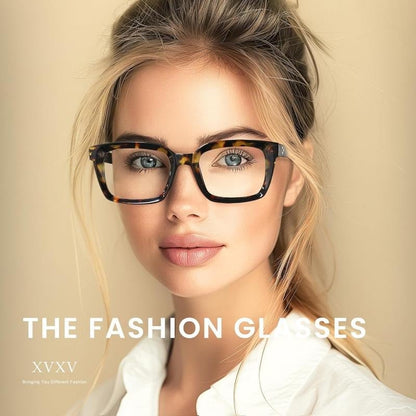 LuxeFocus – Gafas de lectura cuadradas con filtro de luz azul