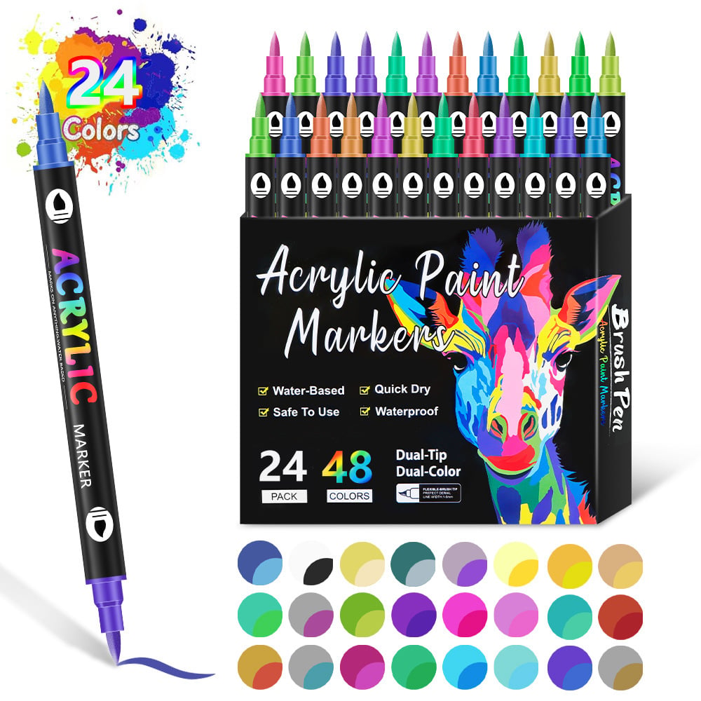 ColorCraft – Dual-Tip-Acrylmarker für Präzisionskunst